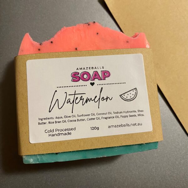 Watermelon soap