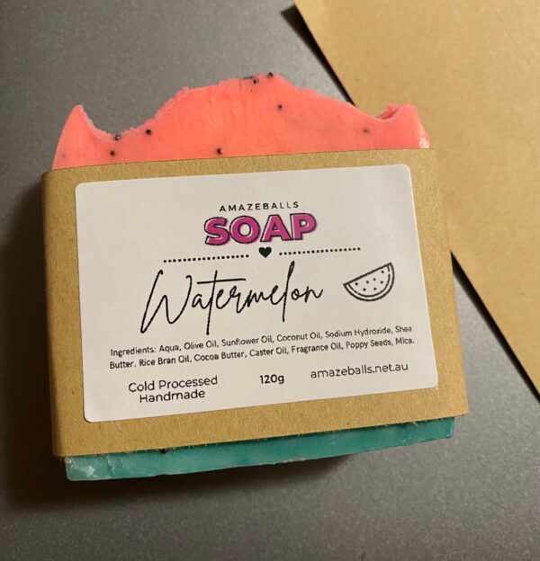 Watermelon soap